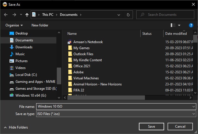 Convert Bootable USB to ISO