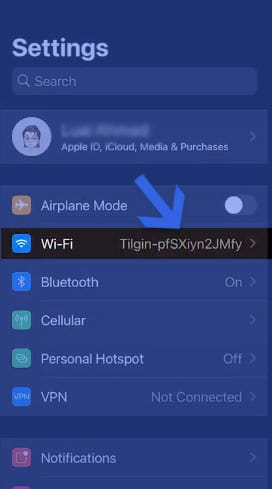 Change DNS on iOS