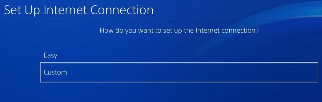 change DNS on PS4