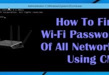 Wi-Fi password