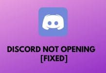 discord not opening