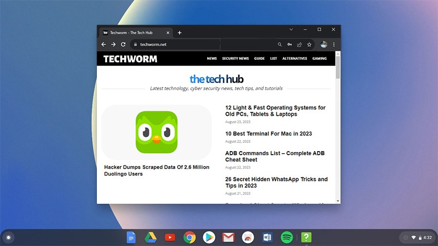 Download ChromeOS Flex ISO