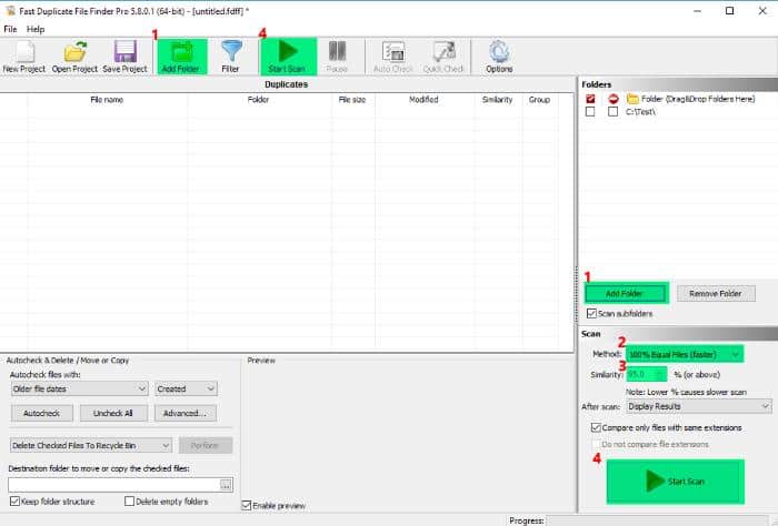 Fast Duplicate File Finder