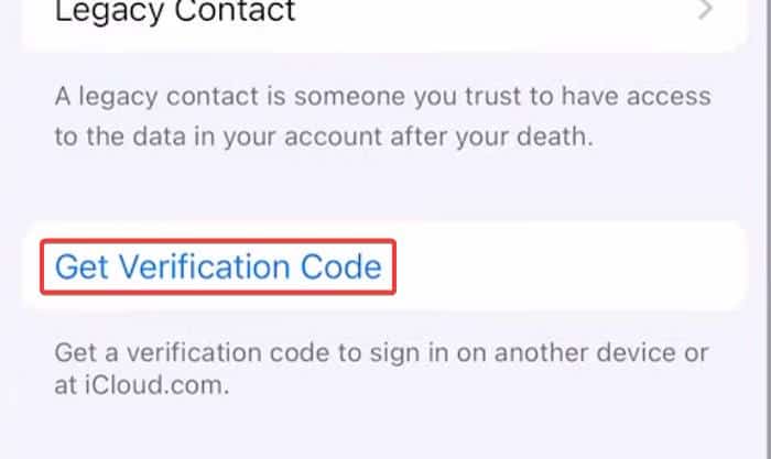 Get Verification Code