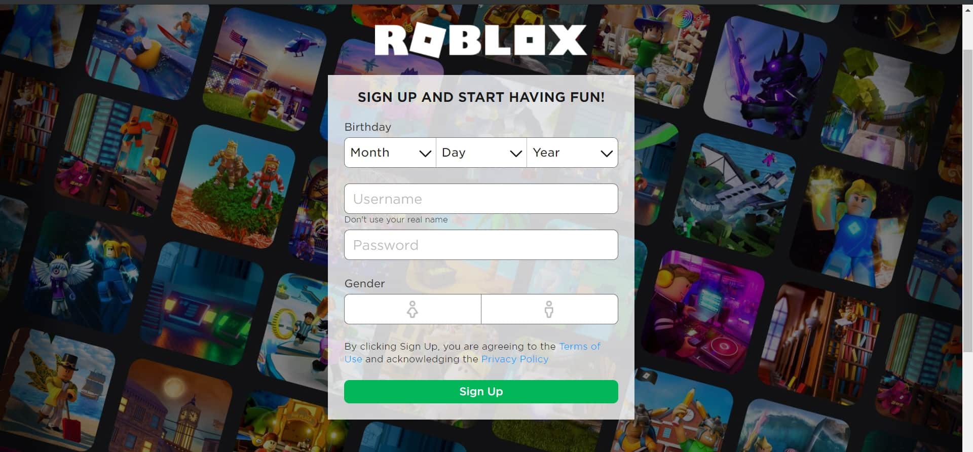 roblox login