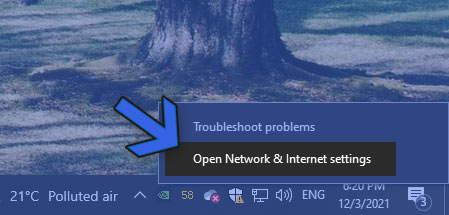 Network Settings Menu