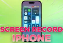 Screen Record iPhone