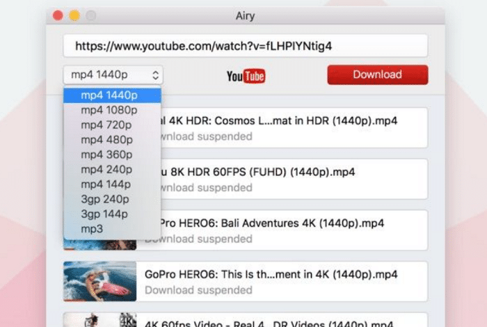 Airy YouTube Downloader