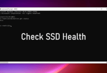 Check SSD Health in Windows