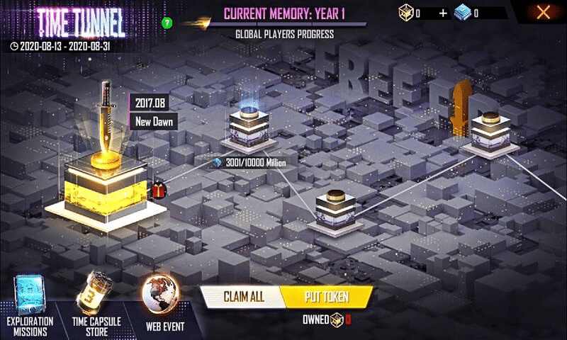 Free Fire rewards