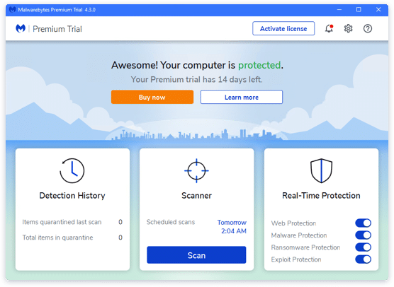 malwarebytes free