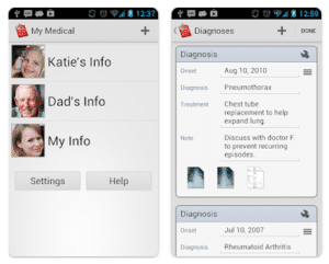 My Medical PHR app